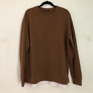 Zara TRF Layered Sweatshirt